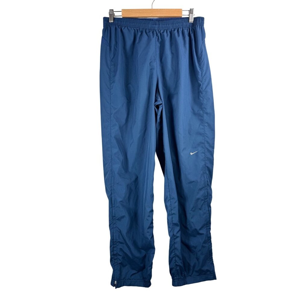 VTG Nike Mens‎ wind breaker track pants blue relaxed Y2K sz M